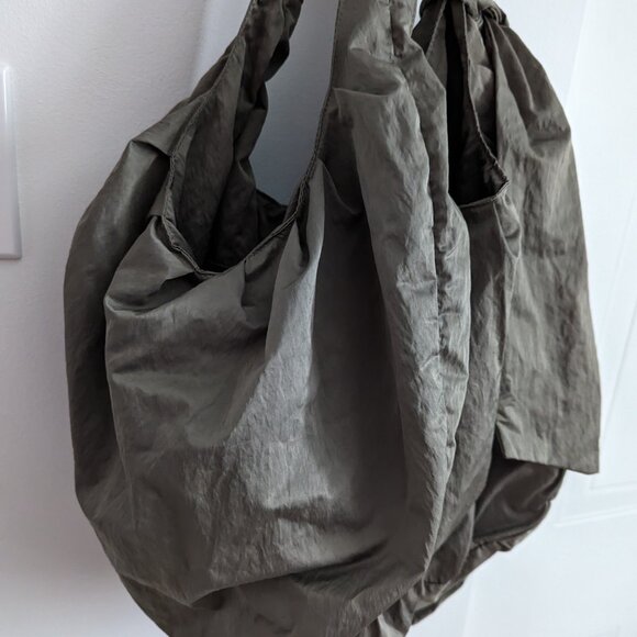 Vista greige taffeta handbag - Picture 4 of 8